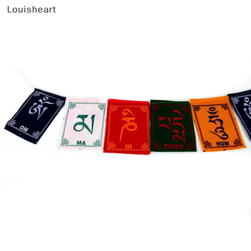 Set 10 Lá Cờ Cầu Nguyện Mini Nhiều Màu Sắc