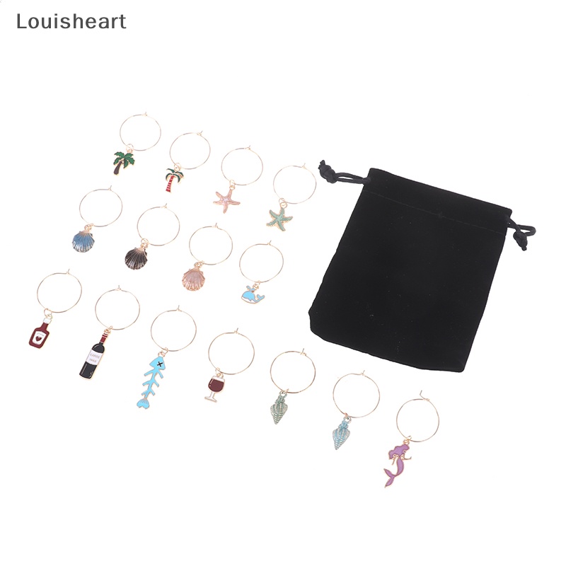 Bộ 15 Thẻ Đánh Dấu Chai Rượu Vang Louisheart Tasg TFG
