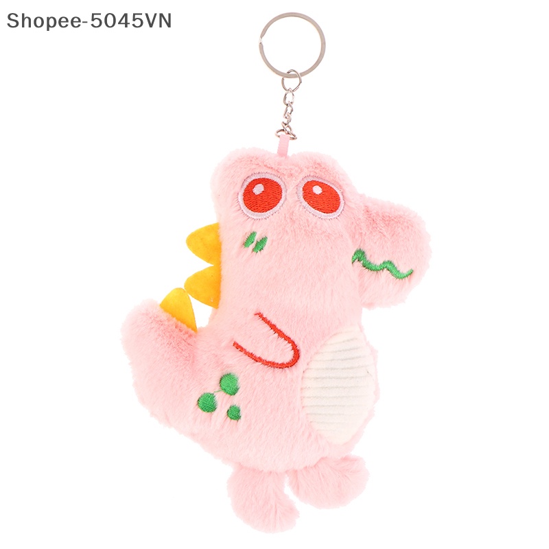 Móc Khóa Hình Khủng Long Nhồi Bông 12CM Dễ Thương