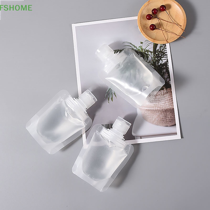 Túi Nhựa Trong Suốt Đựng Dầu Gội / Mỹ Phẩm Tiện Dụng Khi Đi Du Lịch