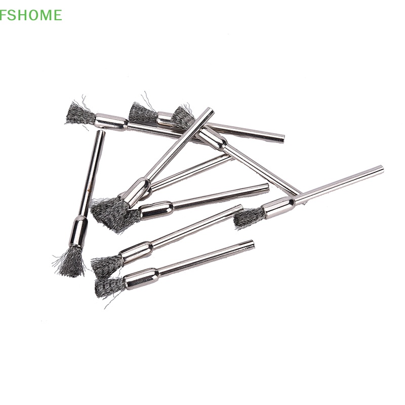 Set 10 Chổi Sợi Dây Mini Cho Máy Mài / Khoan 3x5mm