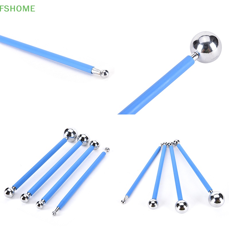 Fshome Set 4 Que Làm Bánh Tráng Miệng Bằng Thép Không Gỉ Trang Trí Đẹp Mắt