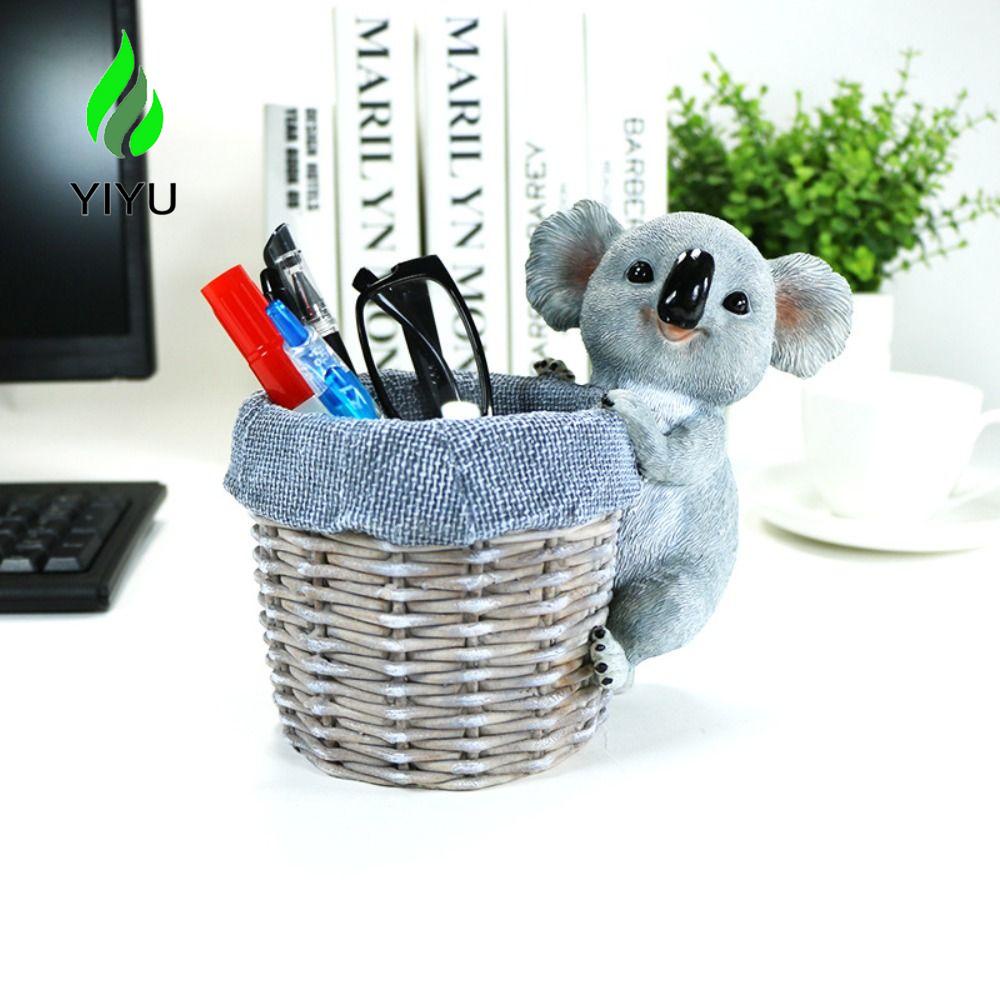 YIYU Tượng Động Vật Bằng Nhựa Resin Thủ Công Đa Năng Độc Đáo Trang Trí Bàn Làm Việc