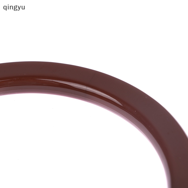 Tay Cầm Túi Xách Hình Chữ D Bằng Nhựa Resin Thủ Công Hàng Mới