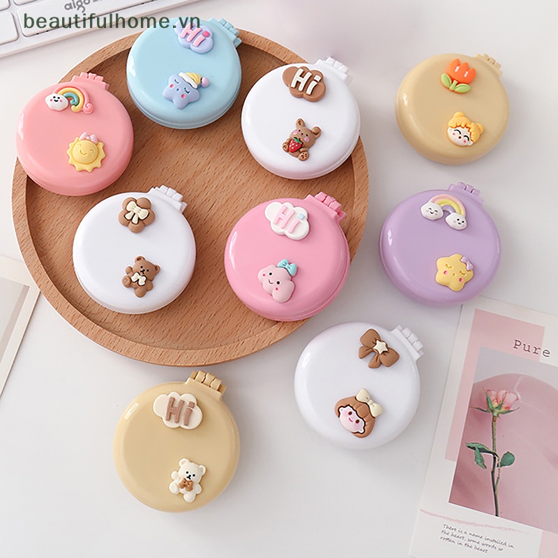 Lược Gấp Có Gương Soi Kích Thước Nhỏ Gọn Tiện Dụng Cho Nữ