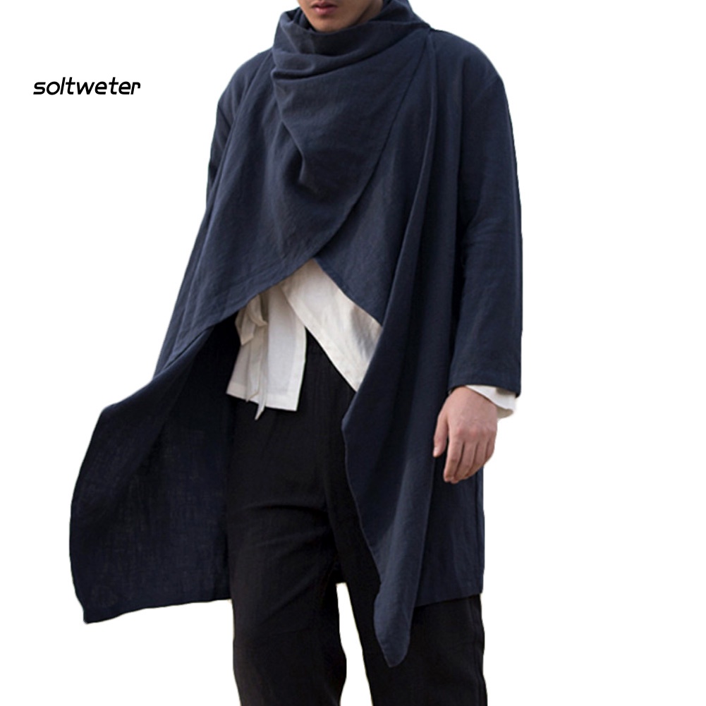 Áo Choàng Cardigan Tay Dài Phong Cách Gothic Punk Thời Trang Xuân Hè Cho Nam