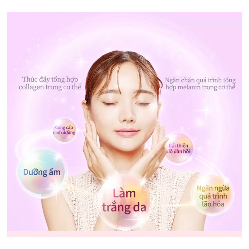 Kẹo Dẻo Trắng Da BOTO Glutathione White Collagen C Gummy Vị Chanh 90g Hàn Quốc