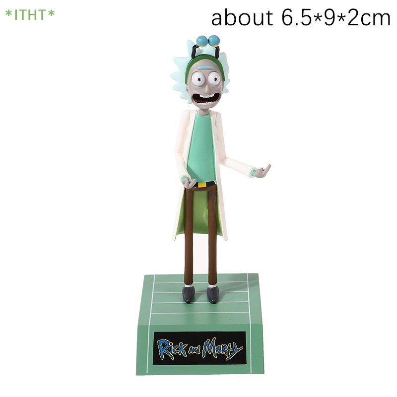 Đồ trang trí Nhân Vật Rick Sanchez Và Morti Đeo Ngón Tay Giữa Mới