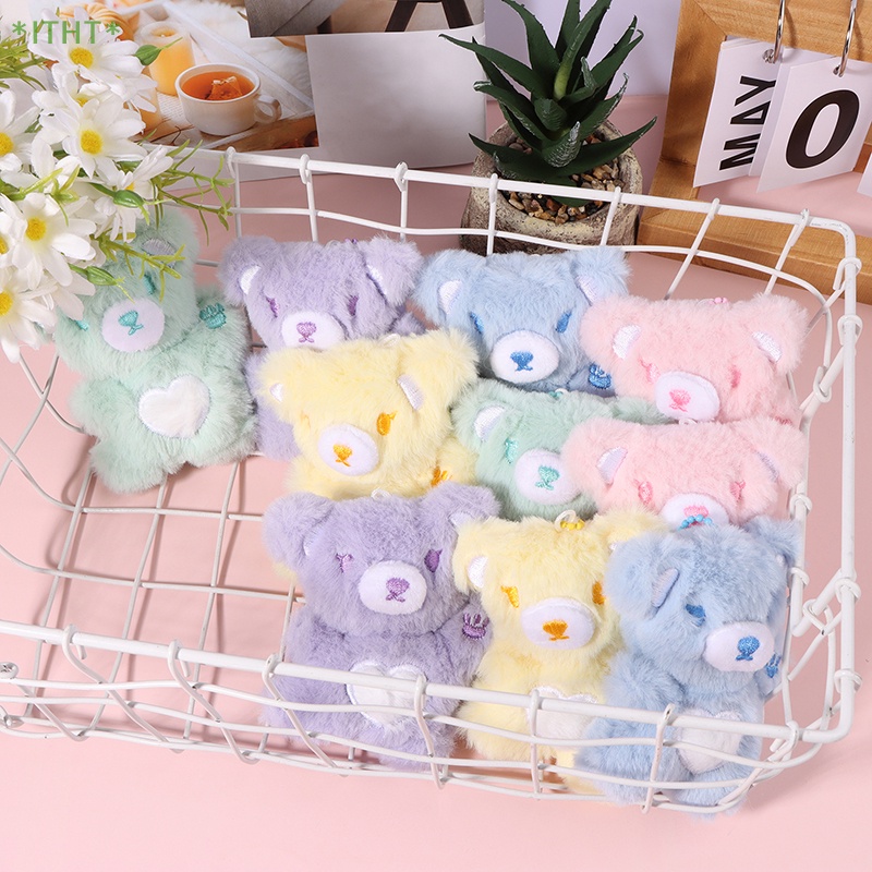 Móc Khóa Gấu Nhồi Bông Dễ Thương Dành Cho Bé Gái Mới