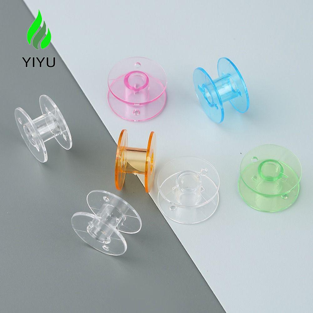 YIYU Set 50 Lõi Quấn Chỉ Bằng Nhựa Cho Máy May