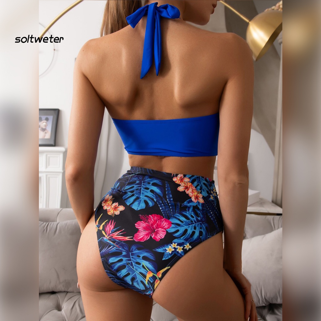 Bộ Đồ Bơi 2 Mảnh Có Mút Nâng Ngực Màu Sắc Thời Trang Quyến Rũ Cho Nữ