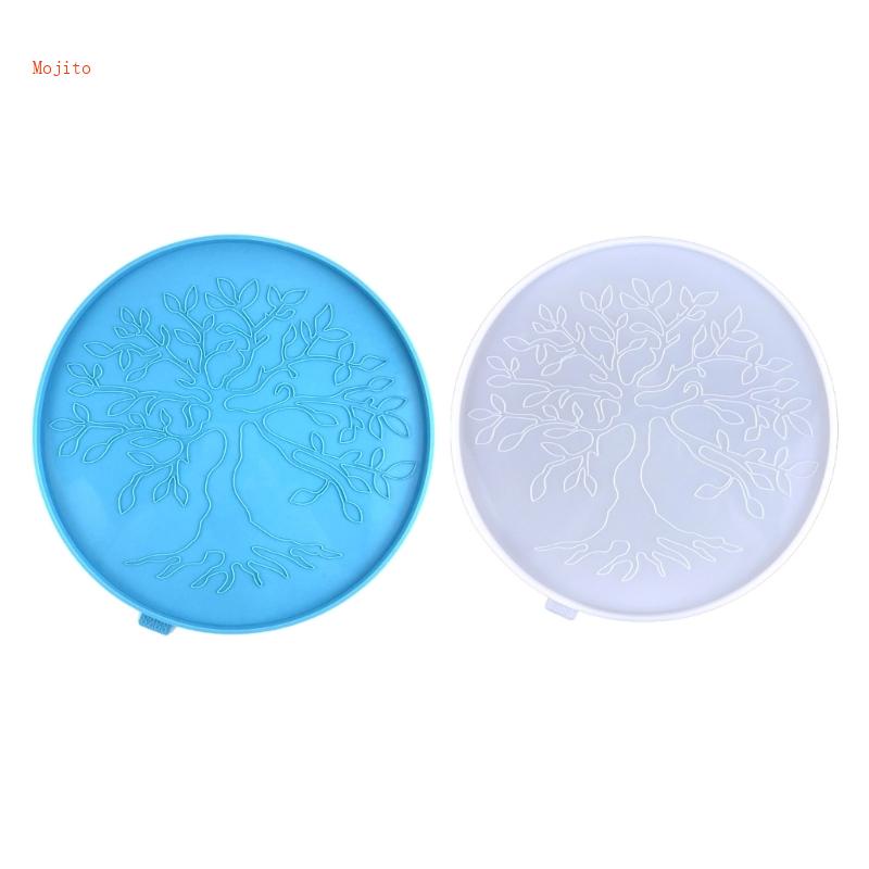 Khuôn Silicone Hình Tròn Làm Cây Treo Tường Trang Trí
