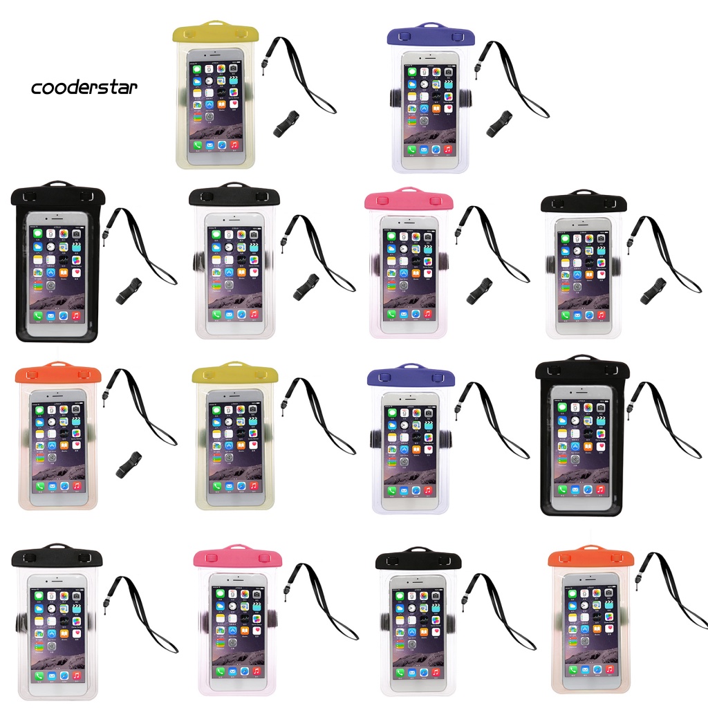 1 Bộ Túi Khô Bằng PVC Chống Nước Chống Trầy Chống Sốc Cho Điện Thoại