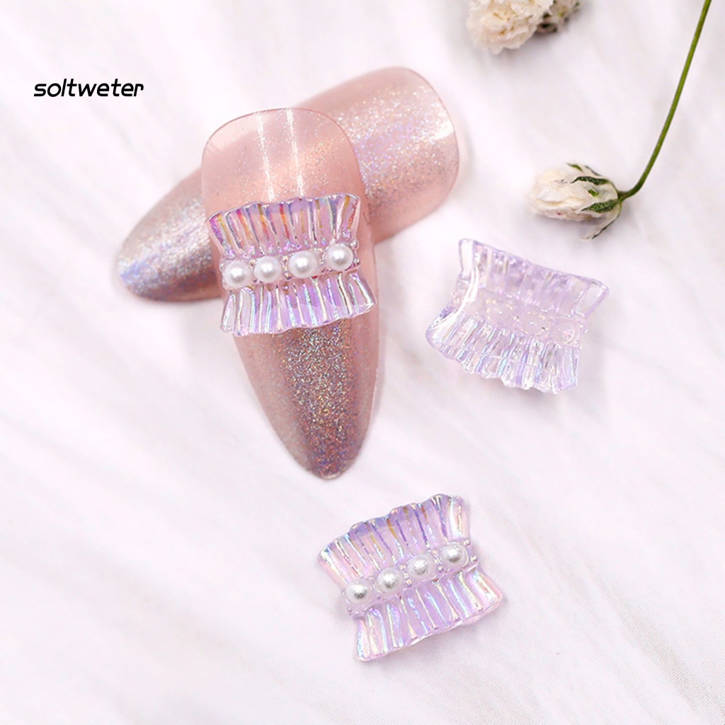 Bộ 3 Miếng Dán Trang Trí Móng Tay Hiệu Ứng 3D Lấp Lánh