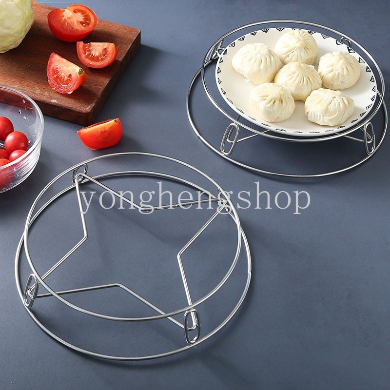 Giá Đỡ Nồi Hấp Hai Mặt Bằng Thép Không Gỉ Cách Nhiệt Chống Bỏng Cho Nhà Bếp