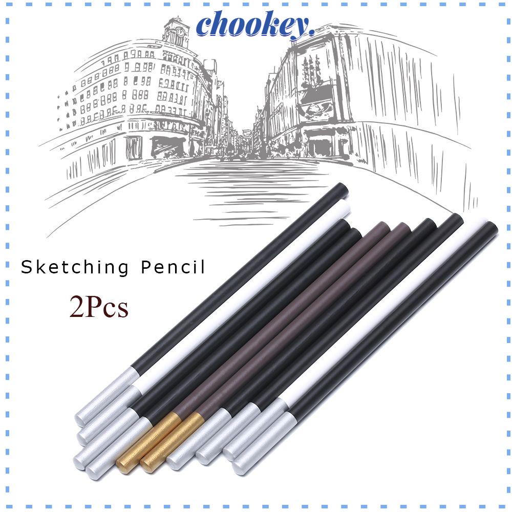 CHOOKEY Set 2 Bút Chì Than Hoạt Tính Có Thể Xóa Được