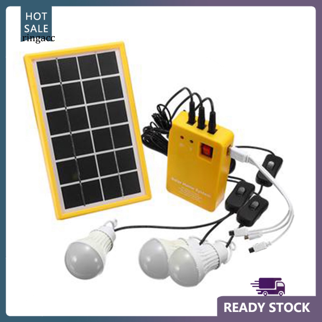 Hệ Thống Phát Điện Năng Lượng Mặt Trời 3 Bóng Đèn LED