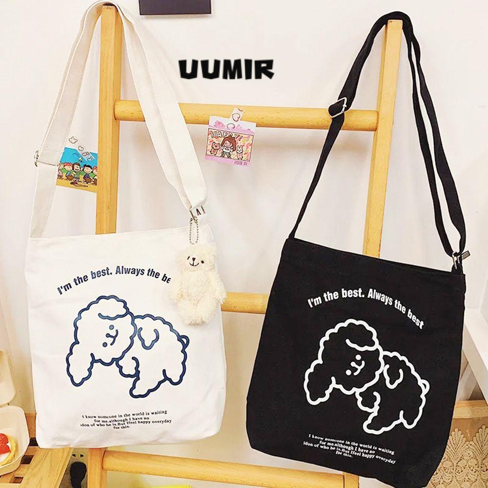 UUMIR Túi Xách Du Lịch Vải Canvas Cỡ Lớn In Hoạt Hình Dễ Thương