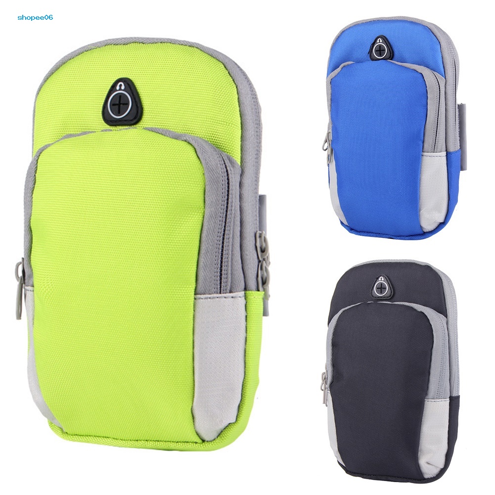 Túi Đựng Điện Thoại 4-6inch Đeo Cánh Tay Có Khóa Kéo Dùng Khi Tập Thể Thao / Chạy Bộ