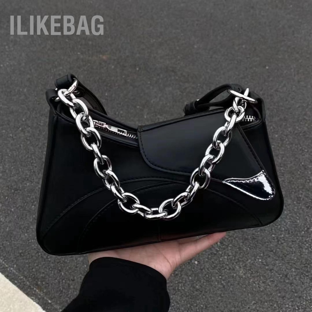 Ilikebag Túi đeo sát nách dây xích vai đơn giản thời trang dành cho du lịch mua sắm