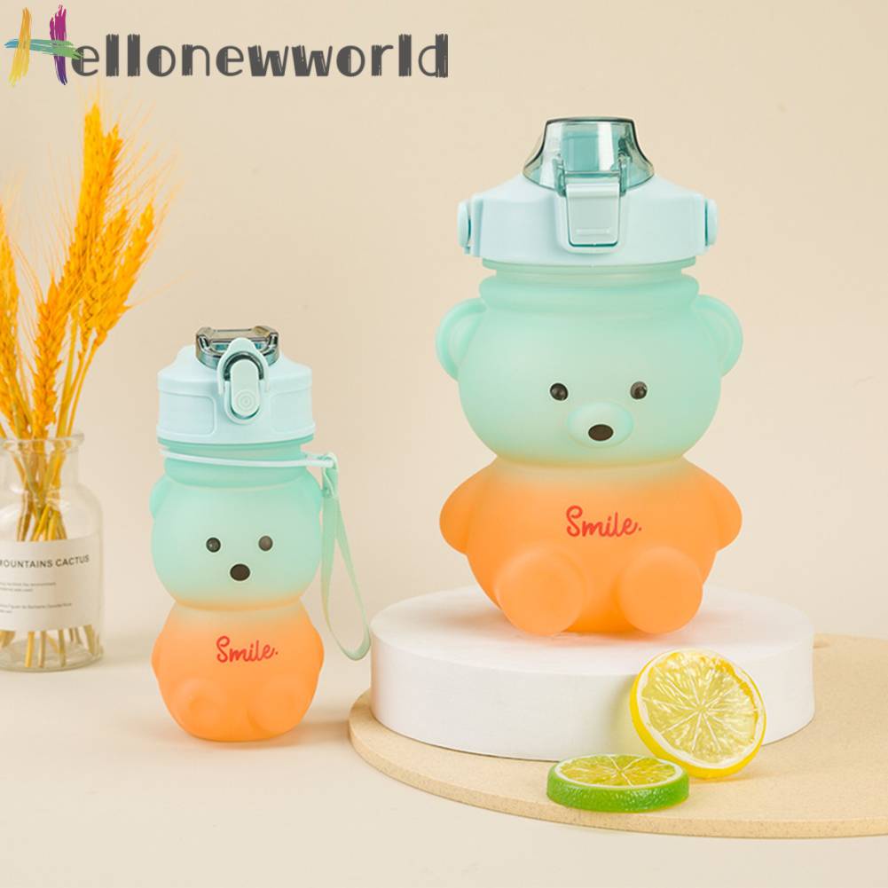 Bình Nước Thể Thao 1300ML + 350ML Hình Gấu Dễ Thương