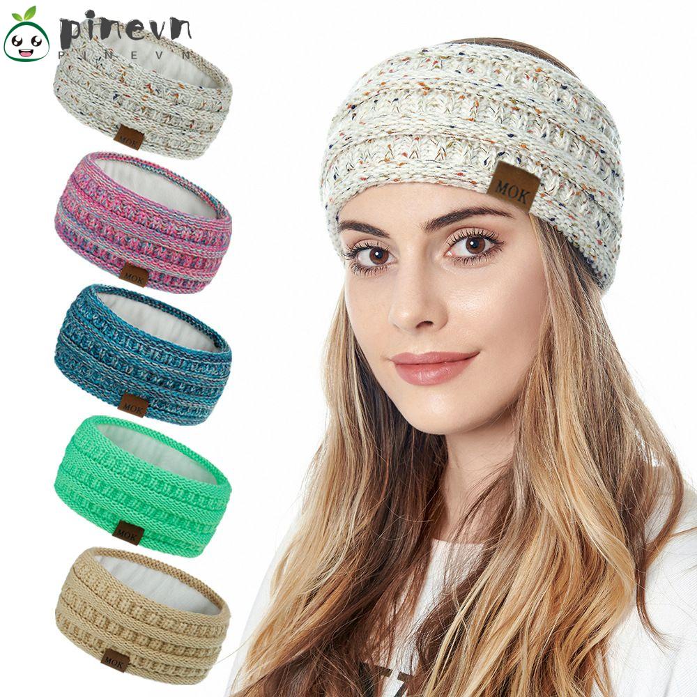 PINEVN Băng Đô Cài Tóc Dày Dặn Giữ Ấm Tai Cho Nữ