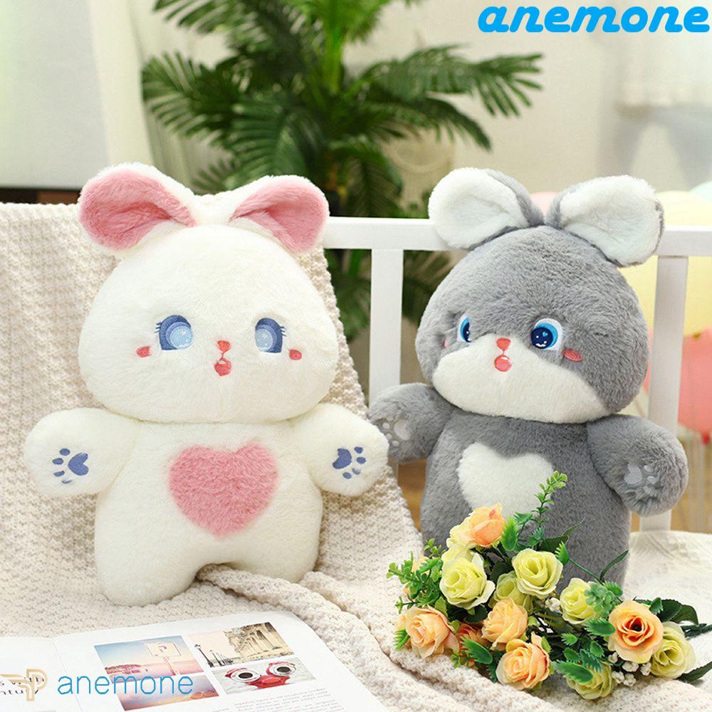 ANEMONE Thỏ Nhồi Bông Mềm Mại Dễ Thương Dùng Làm Quà Tặng