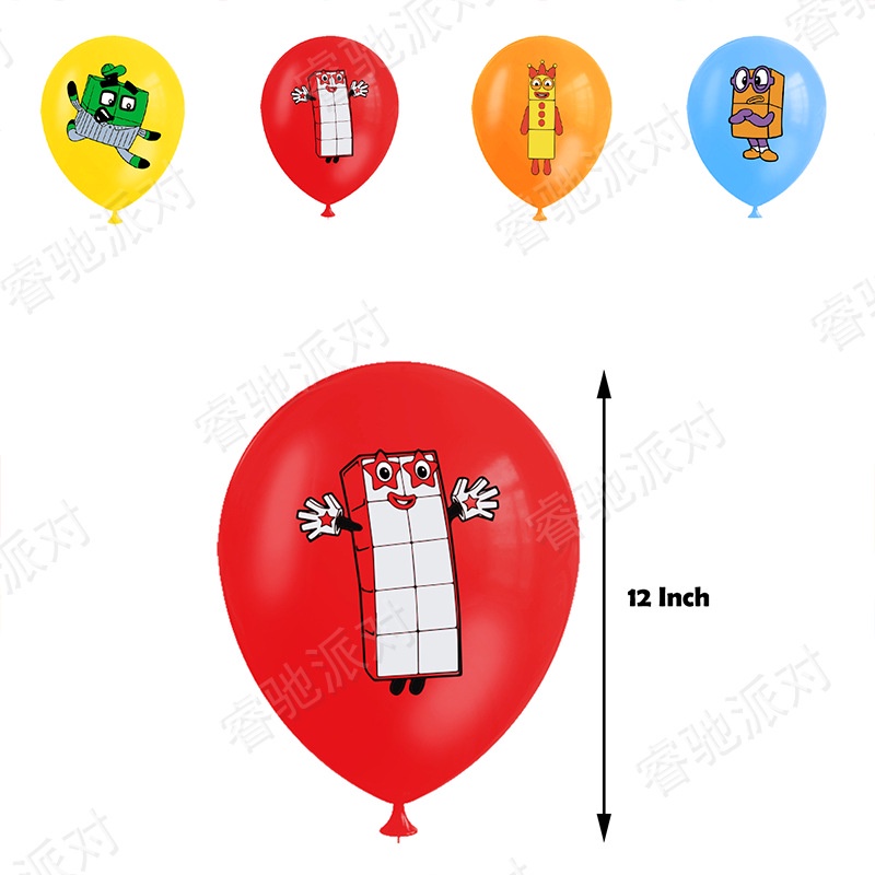 Bộ Bong Bóng Trang Trí Tiệc Sinh Nhật Chủ Đề Số Cho Bé