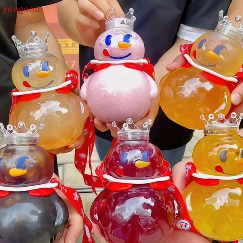 Bình Đựng Nước Uống Trong Suốt Dễ Thương