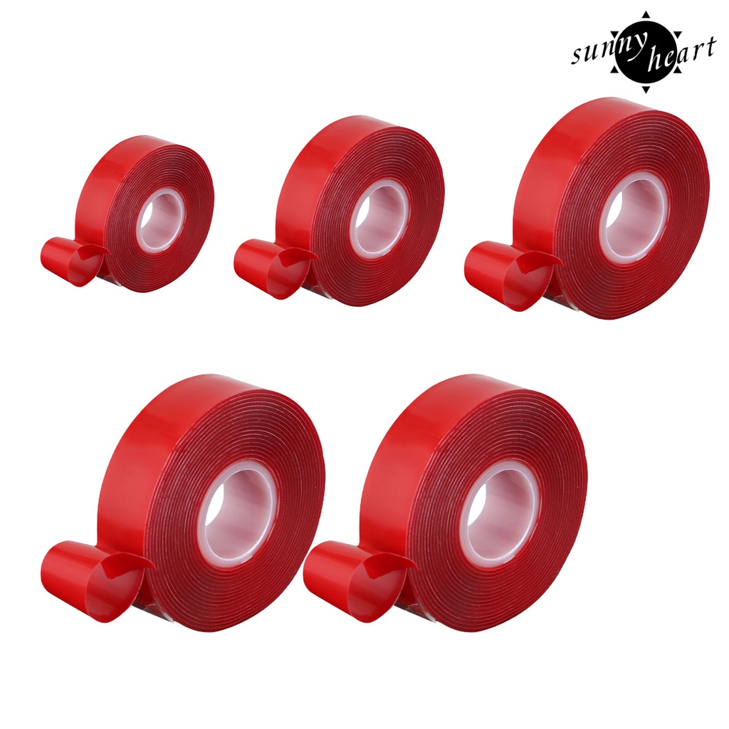 Cuộn Băng Keo Hai Mặt 300cm Chịu Nhiệt Độ Cao Chống Nước Đa Năng 0.8mm Cho Xe Hơi