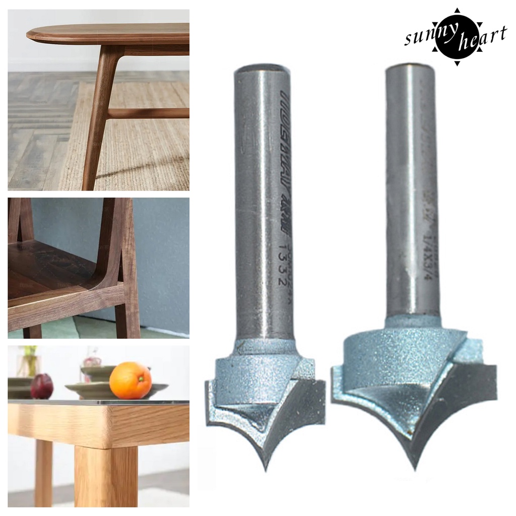 Mũi Phay Cắt Chế Biến Gỗ Đầu Nhọn 1 / 4 1 / 2 Chuyên Dụng Chất Lượng Cao