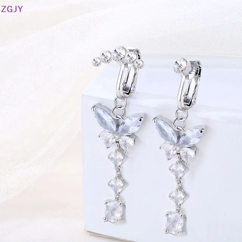 Khuyên Rốn Hình Bướm Đính Đá Zircon Giả Mới