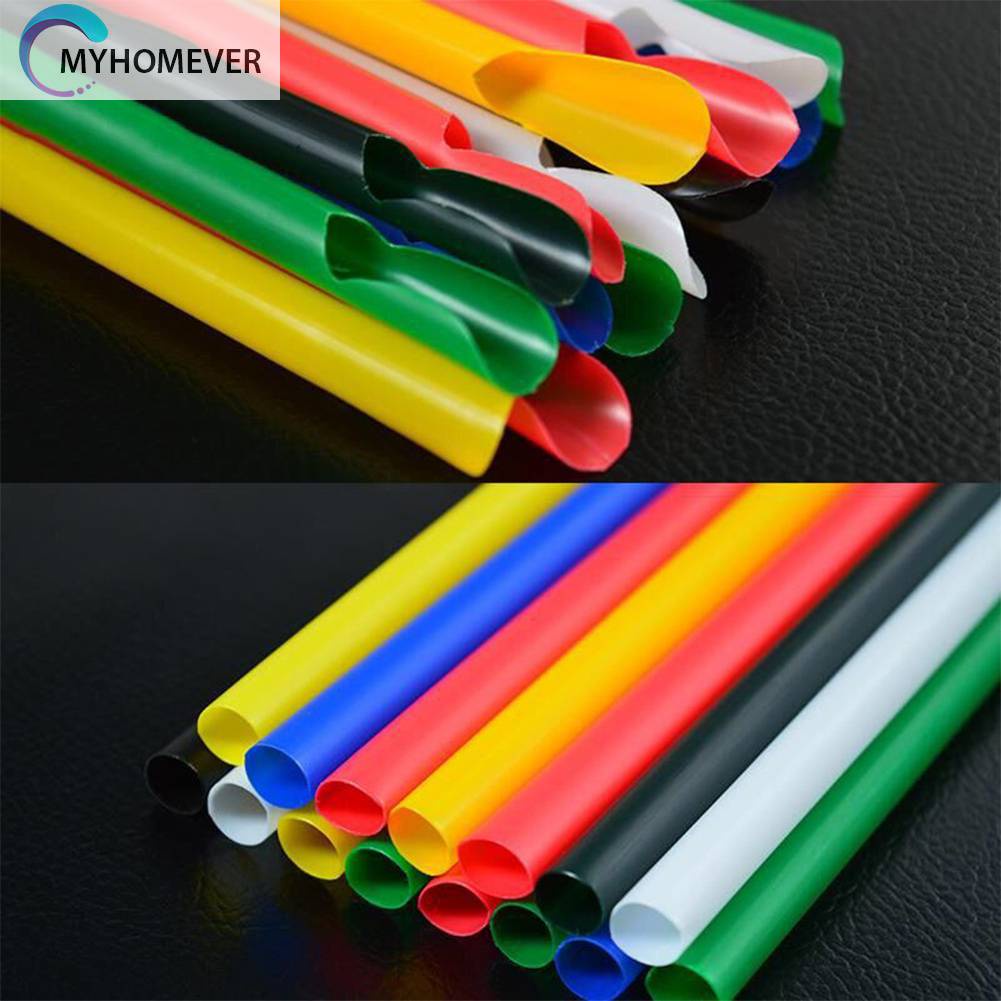 Set 100 Ống Hút Thẳng Bằng Thép Không Gỉ Dùng Cho Các Bữa Tiệc