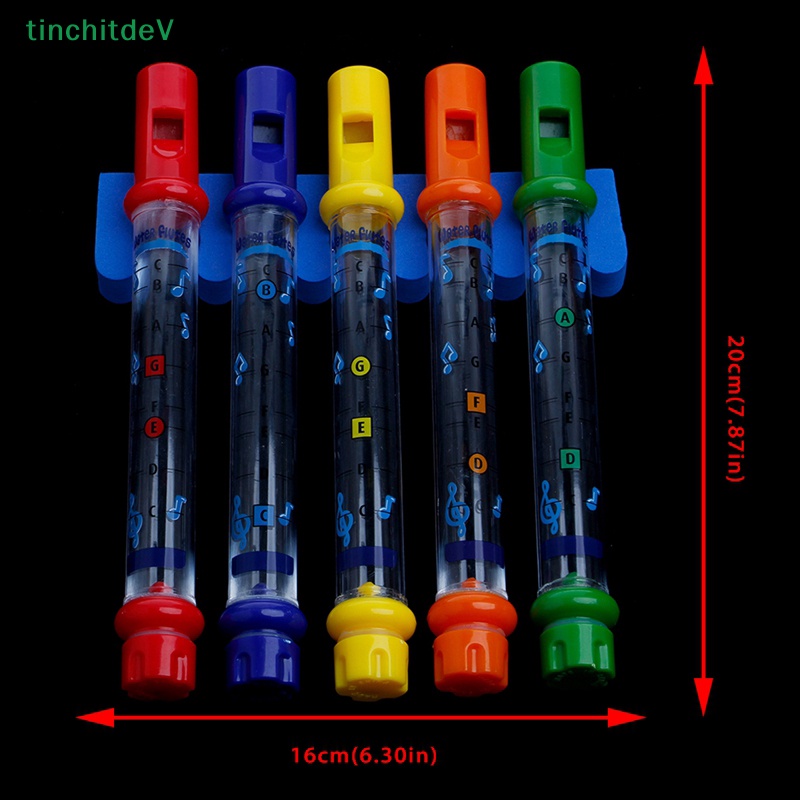 Bộ 5 Tấm Nhạc Cụ Sáo Nước Vui Nhộn Cho Bé Khi Tắm
