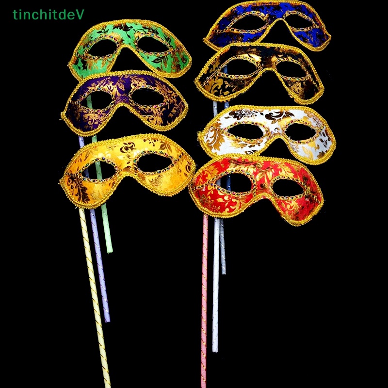 [TinchitdeV] Mặt Nạ Hóa Trang Tiệc Cưới / Tiệc Venetian Cầm Tay [Mới]