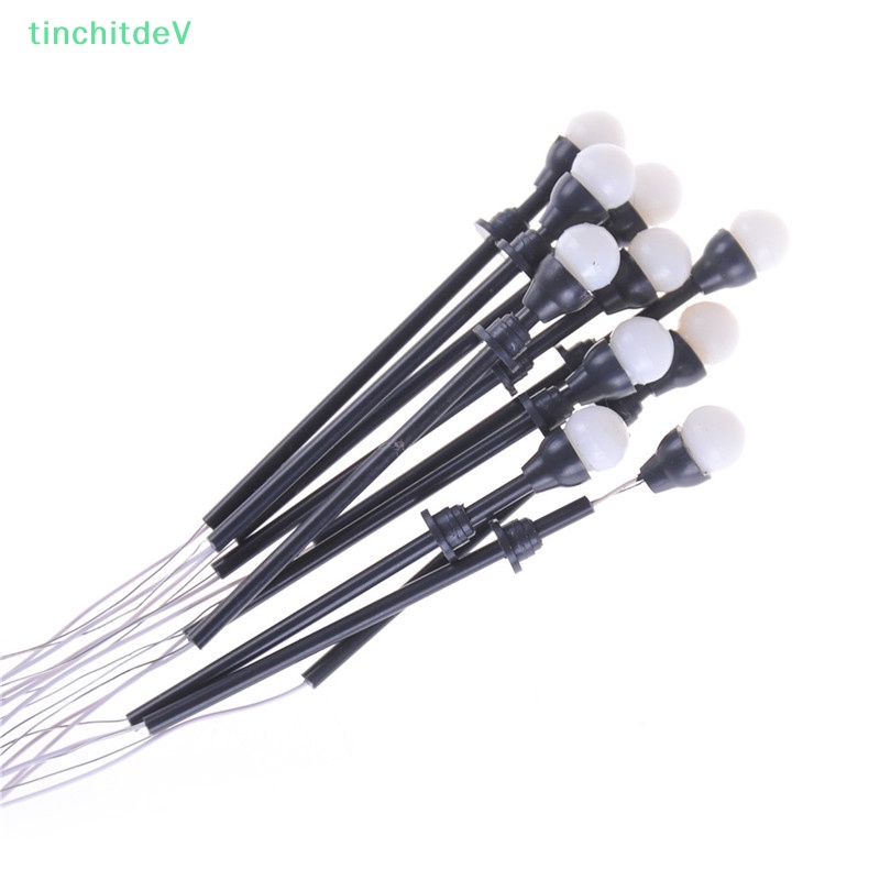 [TinchitdeV] Set 10 Mô Hình Đèn Đầu Đơn Có Dây Và Bóng Đèn Trang Trí Sân Vườn 1: 100