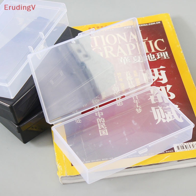 Hộp Đựng Đồ Hình Chữ Nhật Bằng PP Trong Suốt Để Bàn Tiện Dụng