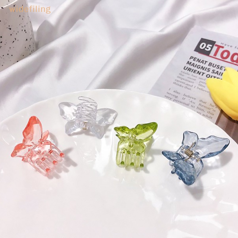 Kẹp Tóc Hình Bướm Màu Laser Phong Cách Hàn Quốc Cho Nữ