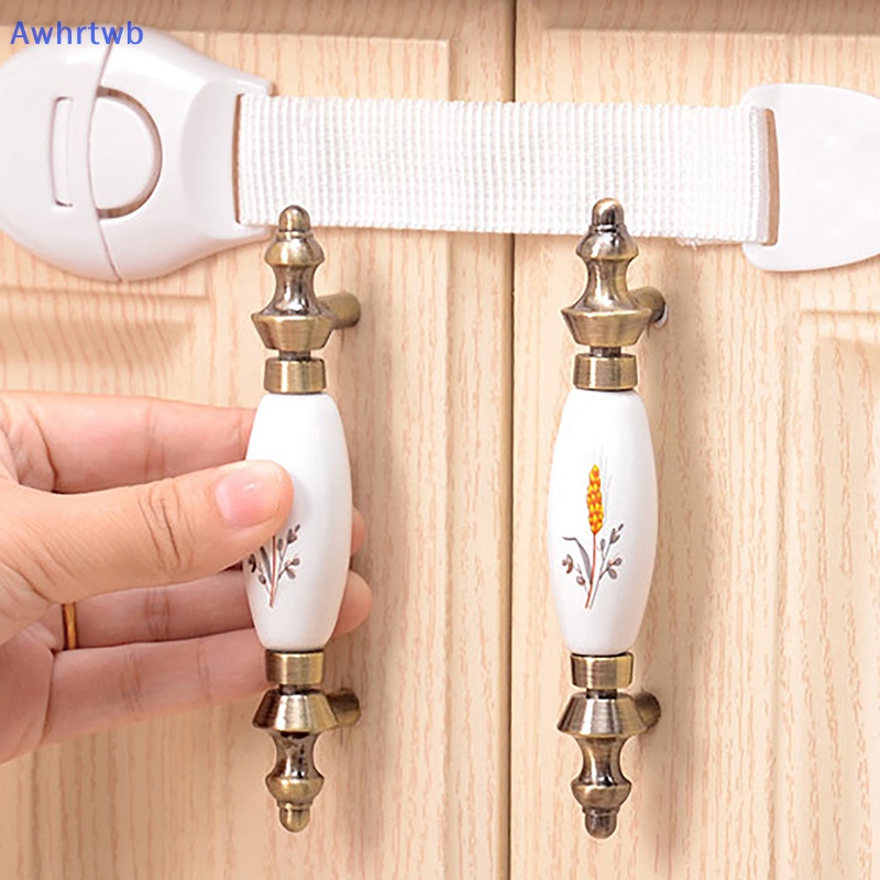 Set 5 Khóa Cửa Tủ Lạnh / Ngăn Kéo Bảo Vệ An Toàn Cho Bé Mới