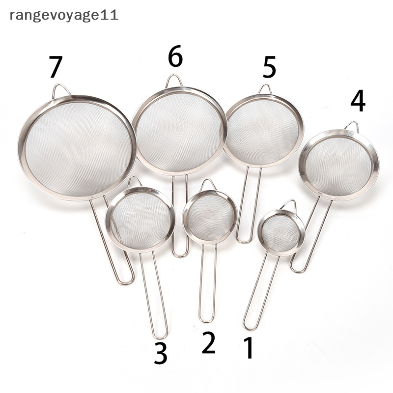 Rây Lưới Lọc Bằng Thép Không Gỉ Tiện Dụng Cho Nhà Bếp Dụng Cụ Rây Bột Bằng Thép Không Gỉ Tiện Lợi Bộ Dụng Cụ Sửa Chữa Chuyên Dụng
