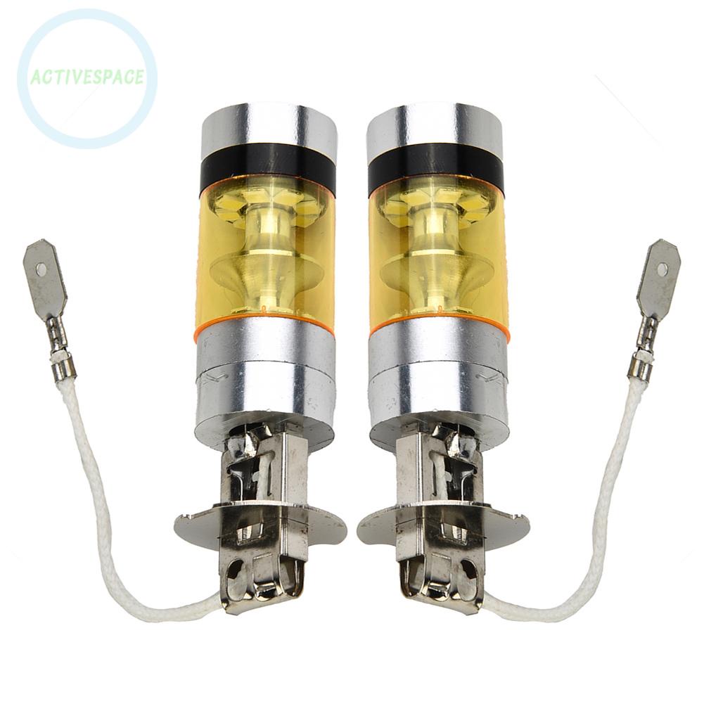 ⚡READYSTOCK⚡LED Lights Aluminum Alloy 360° 4300K Replacement 2pcs 100W 2828SMD Super Bright