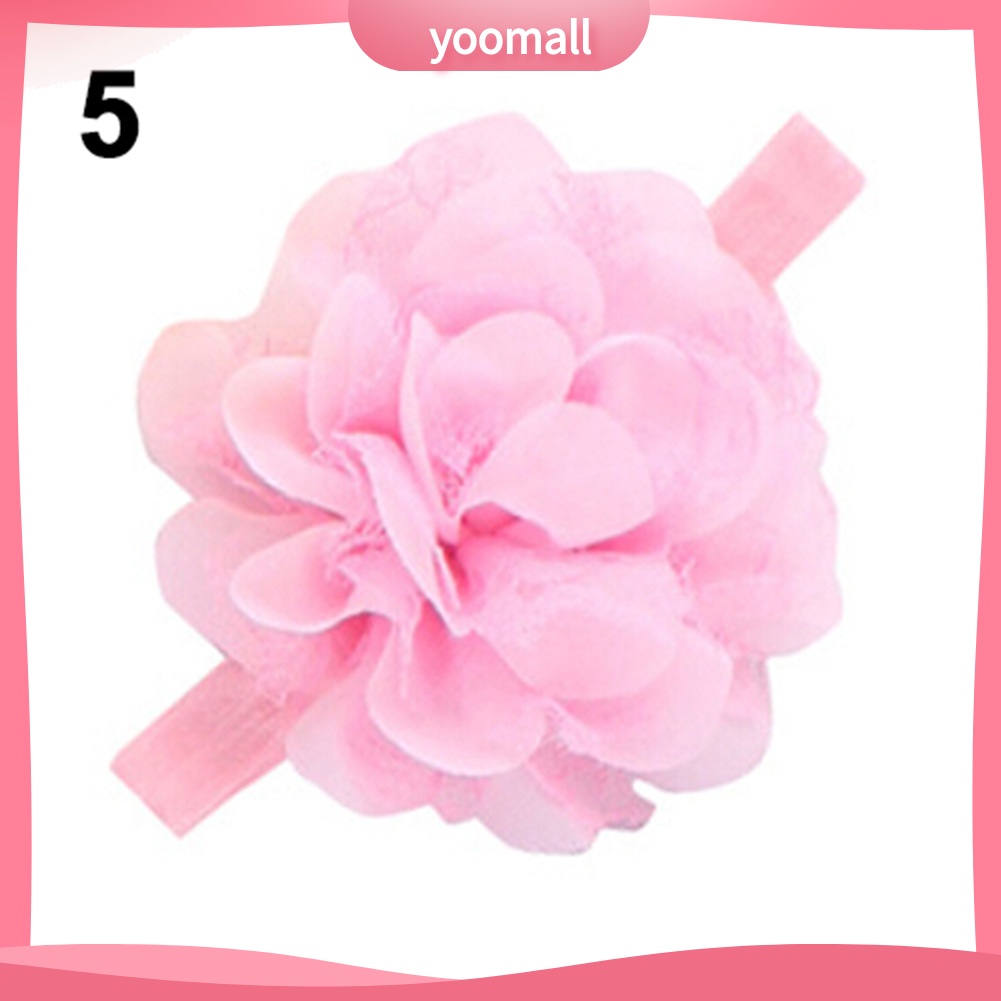 Băng Đô Hoa Co Giãn Dễ Thương Cho Bé Gái