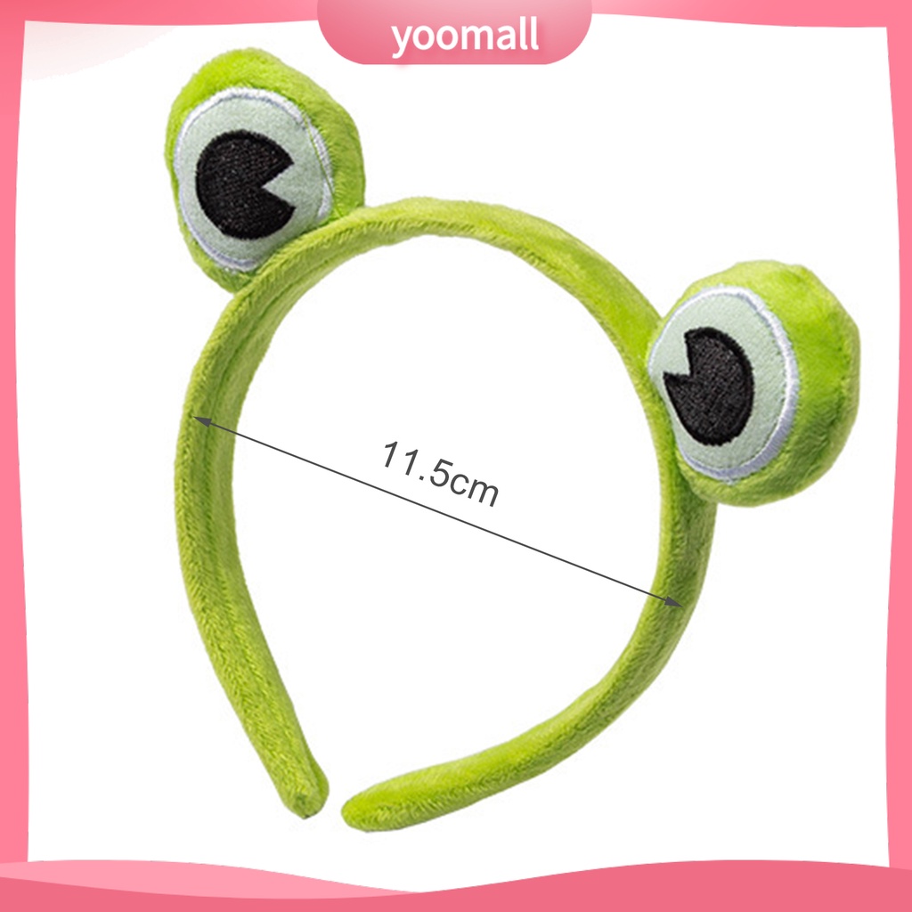 Băng Đô Cài Tóc Co Giãn Chống Trượt Hình Ếch Dễ Thương
