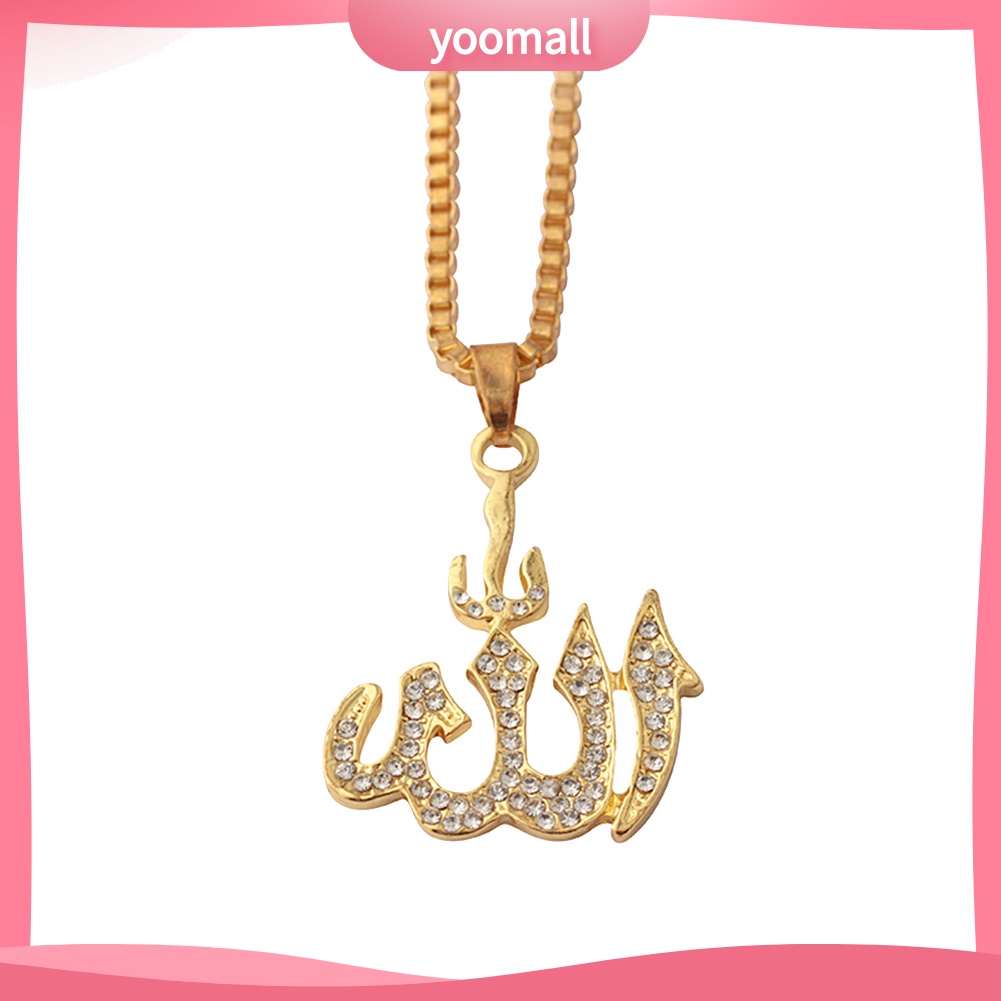 Vòng cổ Mặt Biểu Tượng Hồi Giáo Đính Đá