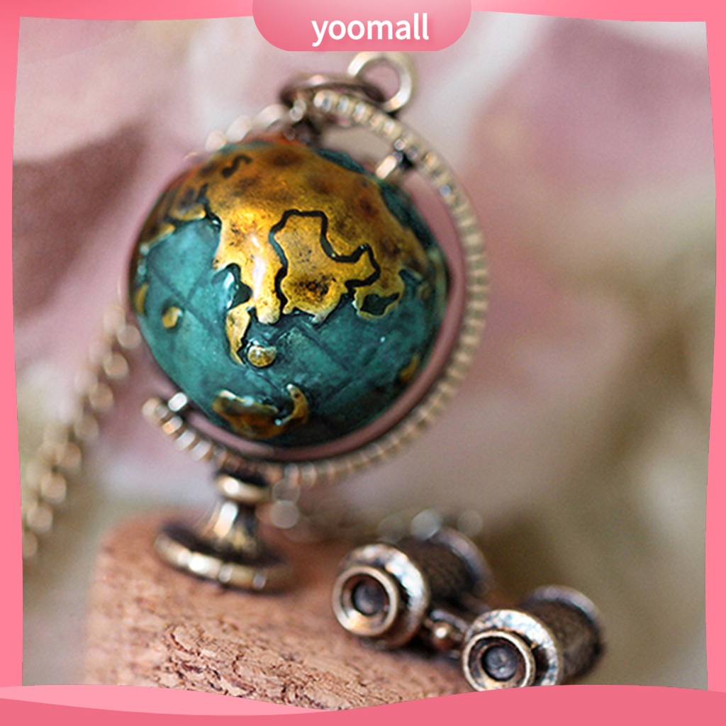 Vòng cổ Mặt Ống Nhòm Bằng Hợp Kim Phong Cách Vintage Sáng Tạo Cho Nữ