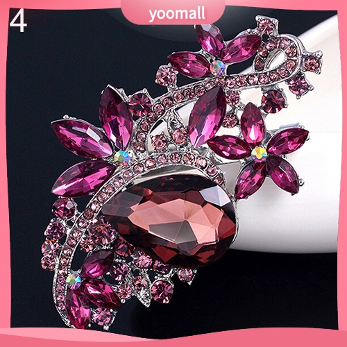 Ghim Cài Áo Hình Giọt Nước Đính Đá Pha Lê Nhân Tạo Thời Trang