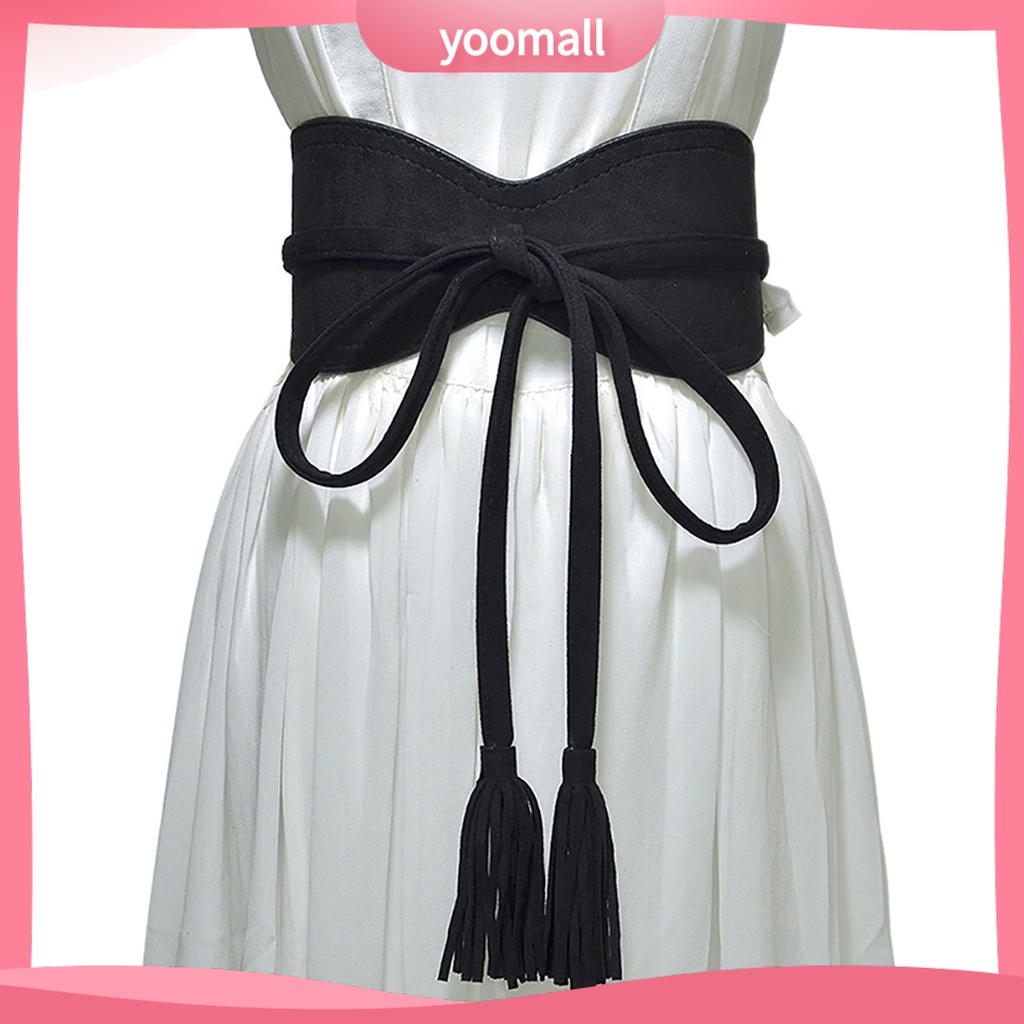 Thắt Lưng Giả Da Bản Rộng Co Giãn Thời Trang Đám Cưới