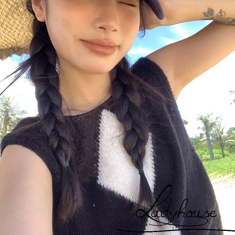 Áo Croptop Không Tay In Họa Tiết Hình Học Đơn Giản Thời Trang Mùa Hè Cho Nữ