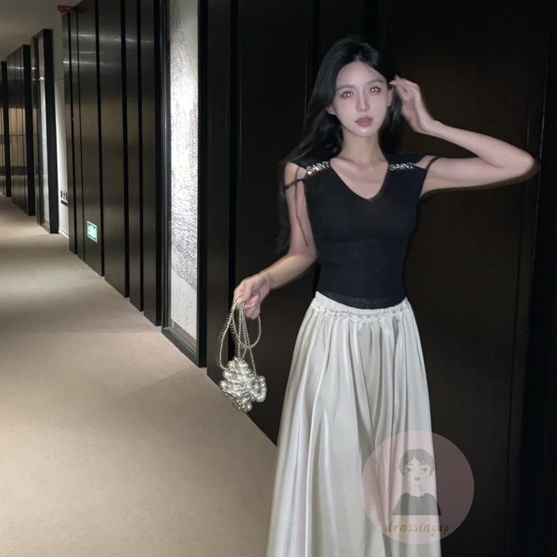 Áo Tank Top Màu Sắc Đơn Giản Thời Trang Mùa Hè Cho Nữ