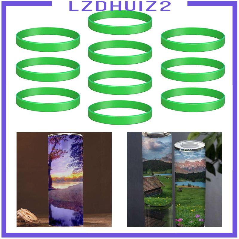 Silicone Bands for Sublimation Tumbler Sublimation Paper Holder for Water Bottle Cup DIY Craft